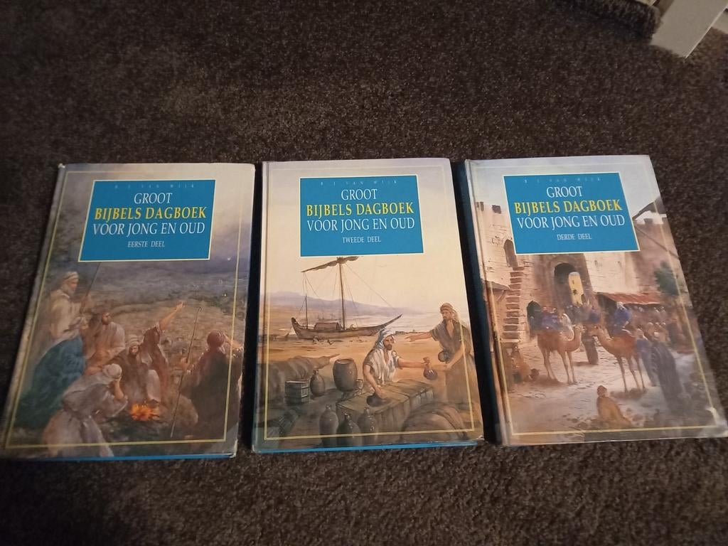 Groot bijbels dagboek voor jong en oud. 3 delen, Ophalen of Verzenden