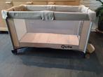 Qute Q-dream campingbedje beige met matras, Ophalen, Gebruikt, 70 tot 85 cm, 140 tot 160 cm