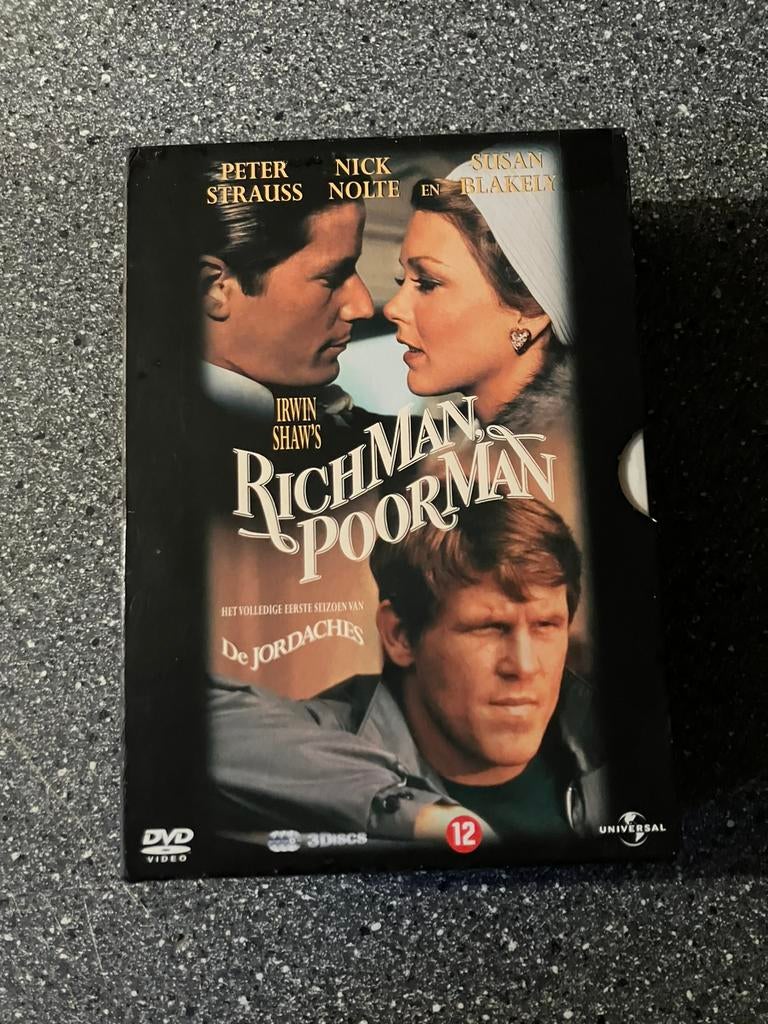 Jordaches - Rich Man, Poor Man - Seizoen 1 (3-Dvd Box), Boxset, Drama, Ophalen of Verzenden, Zo goed als nieuw