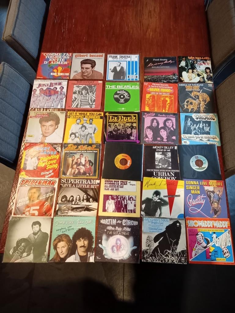 Partij singles, Rock, Pop, 7" inch, Cd's en Dvd's, Vinyl Singles, Ophalen, Gebruikt, Pop