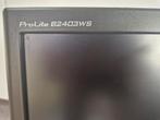 Iiyama ProLite B2403WS Zwart, Ophalen, Full HD, Zo goed als nieuw, 60 Hz of minder