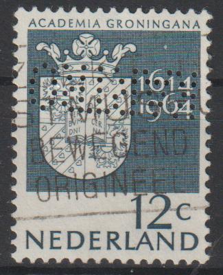 Perfin KARTRO in NVPH 816, Verzenden, Na 1940, Gestempeld