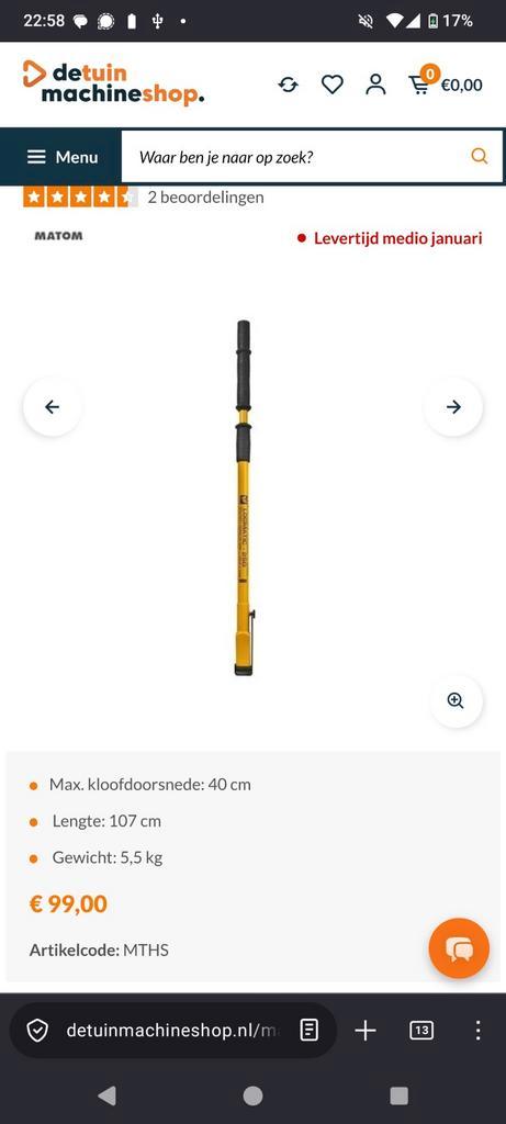 Logmatic 250 Houtklover - Ideaal voor haardhout, Tuin en Terras, Kloofmachines, Ophalen