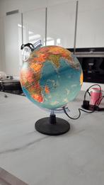 Wereldbol, Huis en Inrichting, Woonaccessoires | Wereldbollen, Ophalen of Verzenden, Zo goed als nieuw
