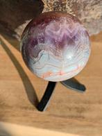 Amethist met agaat bol, Ophalen of Verzenden