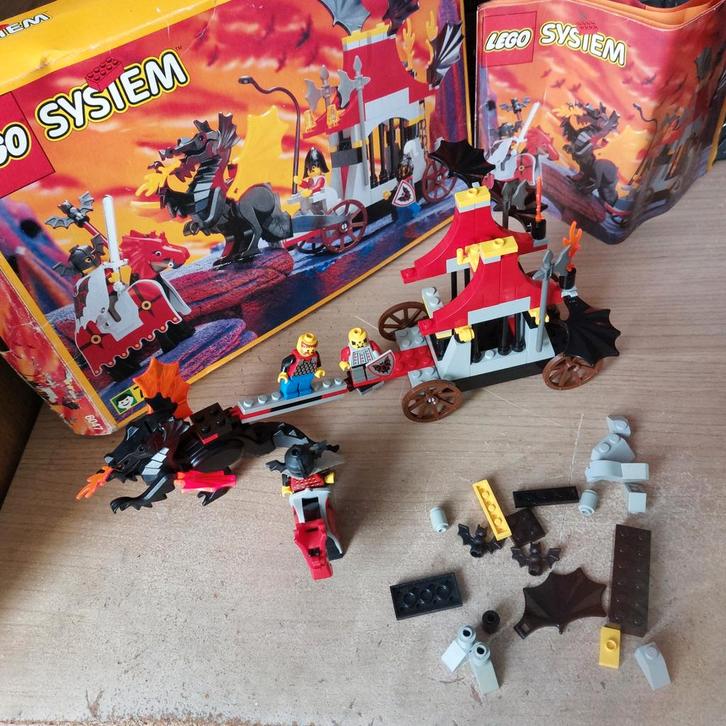 Oude Lego Set 6047 (Traitor Transport) - Ridders en Kastelen, Kinderen en Baby's, Speelgoed | Duplo en Lego, Gebruikt, Lego, Losse stenen