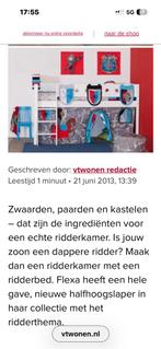 Ridder bed thema, Ophalen of Verzenden, Zo goed als nieuw, Halfhoogslaper