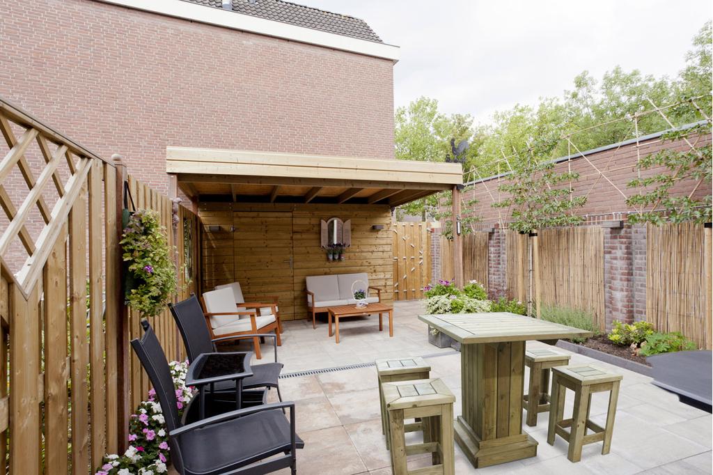 Barset + 4 barkrukken voor buiten | OUTLET | Op = op, Tuin en Terras, Tuinsets en Loungesets, Niet ingevuld, 4 zitplaatsen, Nieuw