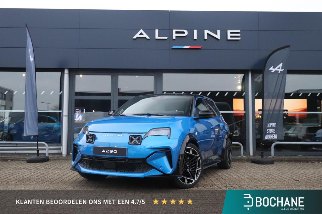 Alpine A290 GT Premium 52 kWh | DEVIALET AUDIO | Stoel & Stu, Met garantie (alle), Blauw, 380 km, Leder