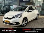 Honda Jazz 1.5 e:HEV Hybrid Automaat Elegance | Carplay & An, Auto's, 12 maanden, Leder en Stof, Wit, Origineel Nederlands