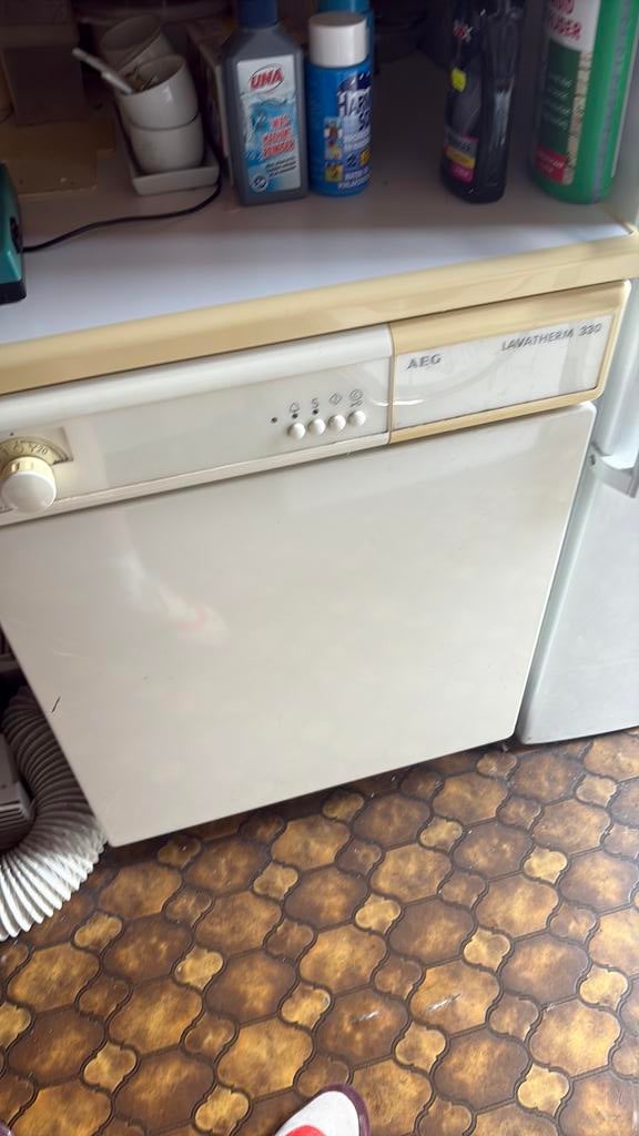 Aeg droger, Witgoed en Apparatuur, Wasdrogers, 6 tot 8 kg, Ophalen of Verzenden, Zo goed als nieuw, 85 tot 90 cm