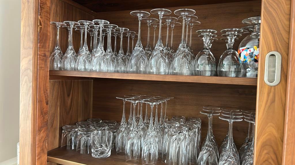 Glasservies wedgwood toscane kristal, Antiek en Kunst, Antiek | Glas en Kristal, Ophalen
