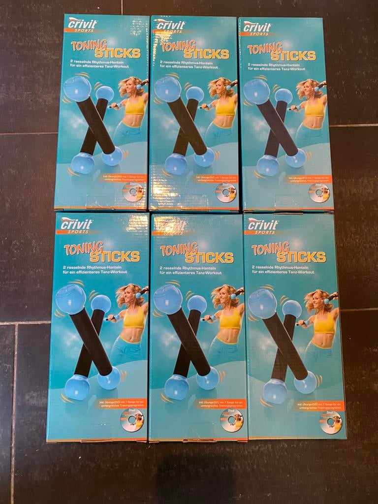 Fitness Crivit sport Toning sticks zumba, Ophalen of Verzenden, Nieuw