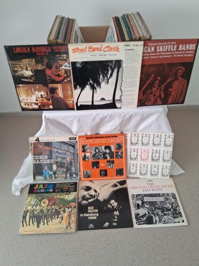 80 unieke LP's, Ophalen, Gebruikt, Overige formaten