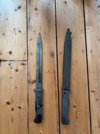Duitse K98 bajonetten, Ophalen of Verzenden, Duitsland, Mes of Dolk