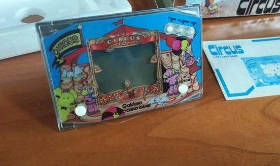 Gakken LCD Card Game Circus - Vintage Handheld Game, 1 speler, Ophalen of Verzenden, Zo goed als nieuw, Vanaf 3 jaar