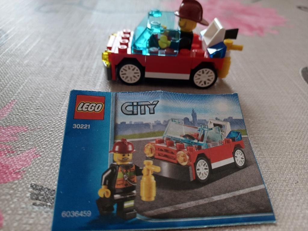 Lego city 30221 brandweer auto, Lego, Ophalen of Verzenden, Zo goed als nieuw, Compleet
