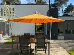 Glatz Zweefparasol Sombrano S+ easy 400cm stofklasse 12+, Ophalen, Verstelbaar, 3 tot 4 meter, Zweefparasol