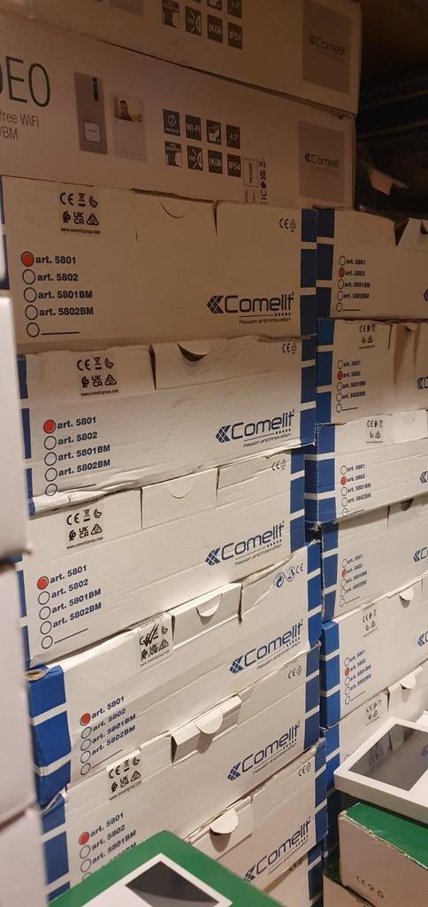 Comelit Partij Genius 5802 en 5801 intercoms beschikbaar., Ophalen of Verzenden, Nieuw