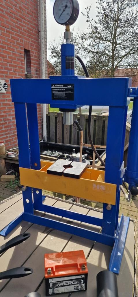 Werkbank lager pers, Ophalen, Zo goed als nieuw, 70 tot 120 cm