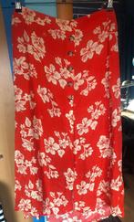 mooie rode zomerrok Bien Bleu 42/44 zgan, Verzenden, Maat 42/44 (L), Zo goed als nieuw, Bien Bleu