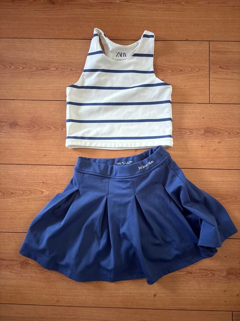 Zara tennis set meisjes maat 9-10 (140 cm), Kinderen en Baby's, Ophalen of Verzenden, Zo goed als nieuw, Meisje
