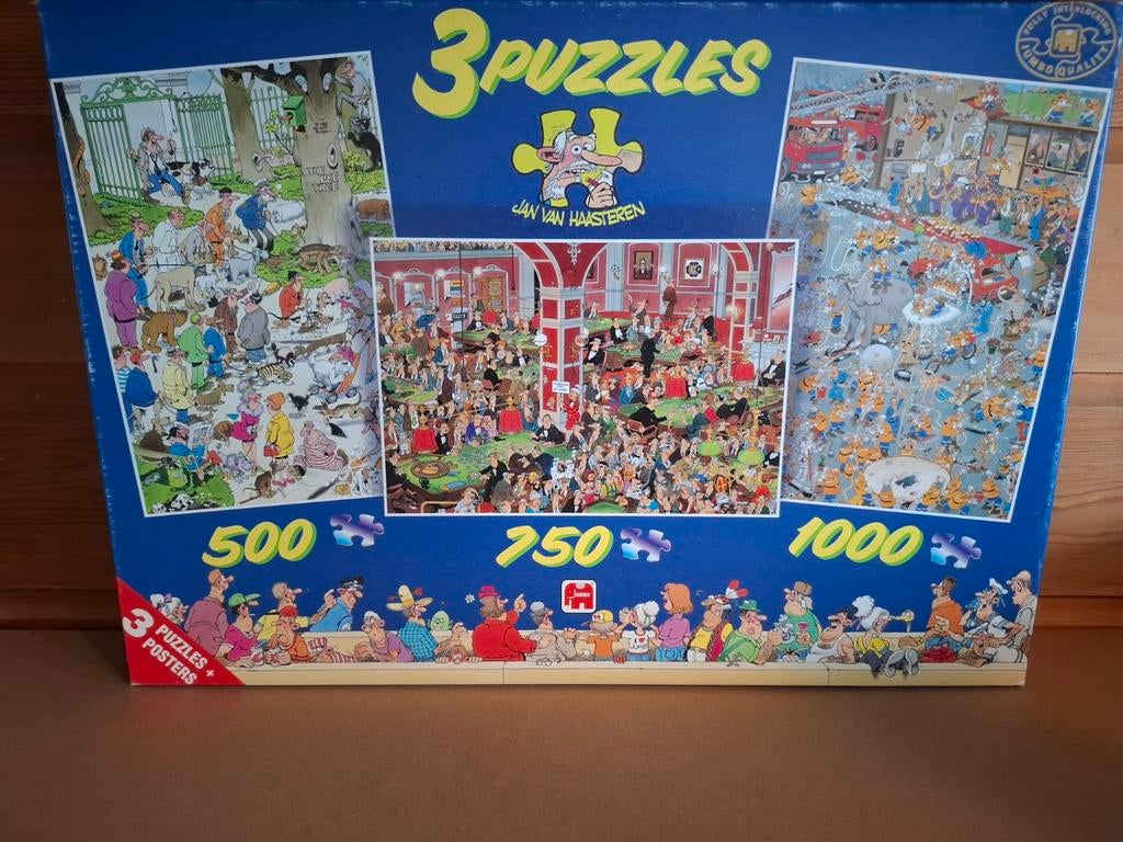 Jan van haasteren puzzels, Ophalen of Verzenden, 500 t/m 1500 stukjes, Zo goed als nieuw