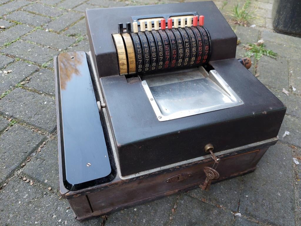 Oude kassa, Hanover ca 1941, Antiek en Kunst, Antiek | Kantoor en Zakelijk, Ophalen