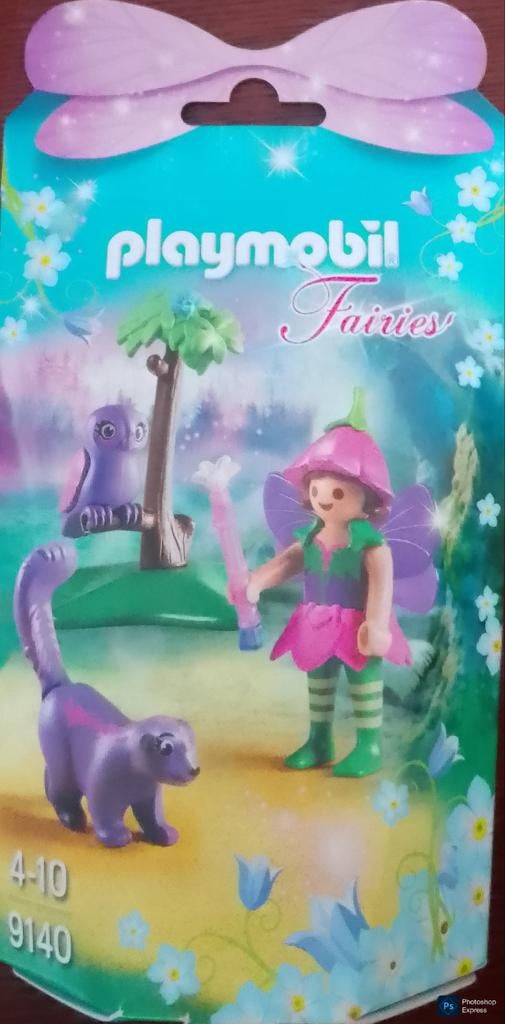 Fairies Elfje Met Uil En Stinkdier 9140, Kinderen en Baby's, Speelgoed | Playmobil, Ophalen of Verzenden, Zo goed als nieuw, Complete set