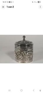 Plated Zilveren sieradendoosje met deksel, Ophalen of Verzenden