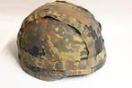 bundeswehr kevlar helm duitse helm met flecktarn overtrek, Verzamelen, Ophalen of Verzenden, Landmacht, Duitsland, Helm of Baret