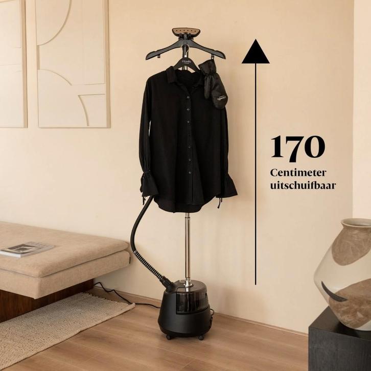 STEAMRS Dreamers Prof Luxe Kleding Stomer zwart strijkijzer, Witgoed en Apparatuur, Strijkijzers en Strijkplanken, Zo goed als nieuw