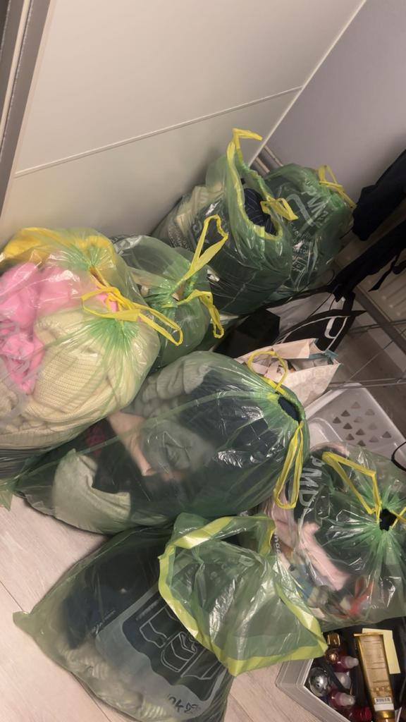 7 zakken dameskleding, tassen en accessoires, Kleding | Dames, Overige Dameskleding, Ophalen, Gedragen