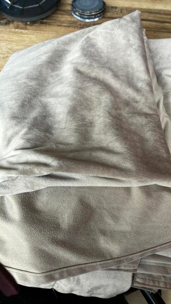 Gordijnen, Ophalen, Zo goed als nieuw, Beige, 200 cm of meer