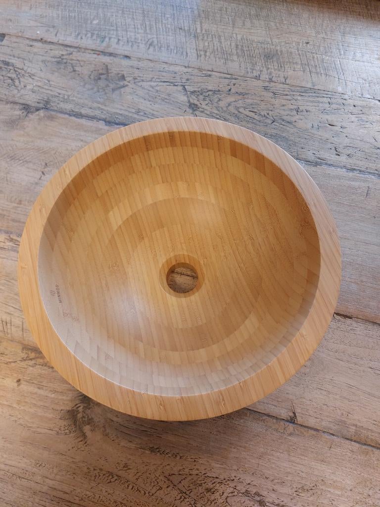 Bamboe Waskom - Doorsnee 35 cm, Hoogte 14 cm, Huis en Inrichting, Ophalen of Verzenden
