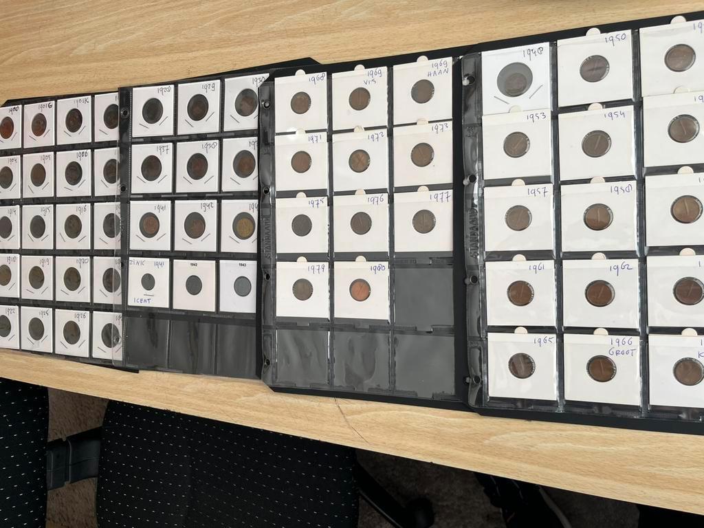 Wilhelmina serie  1900-1943+ zink  +Juliana 1948-1980, Postzegels en Munten, Munten | Nederland, Verzenden, Koningin Wilhelmina