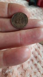 Duitse 1 Pfennig munt uit 1912 - Deutsches Reich, Postzegels en Munten, Munten | Europa | Niet-Euromunten, Ophalen of Verzenden