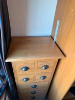 Houten kast met lades, Ophalen, Zo goed als nieuw, 25 tot 50 cm, 100 tot 150 cm