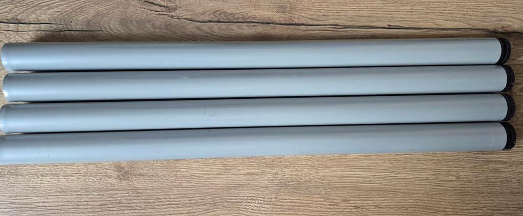 Verstelbare tafelpoten ikea 4x, Ophalen, Rond, 50 tot 100 cm, 50 tot 100 cm