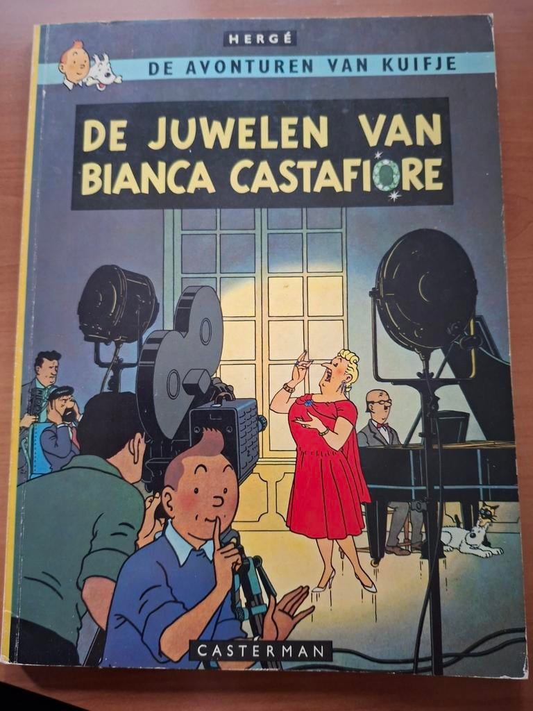 Avonturen van Kuifje: De Juwelen van Bianca Castafiore 1963, Boeken, Gelezen, Eén stripboek, Ophalen of Verzenden, Hergé