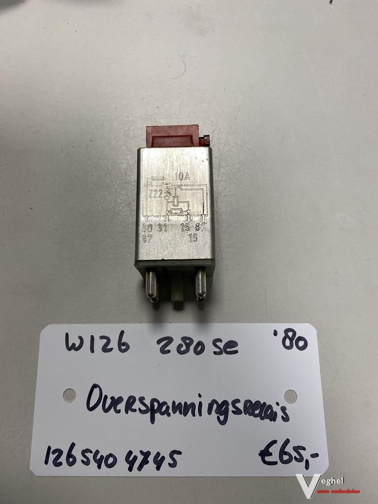 Mercedes W126 280 SE 1980 Overspanningsrelais, Gebruikt, -, -, Ophalen of Verzenden