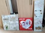 Set van 3 decoratieve schilderijen/prints, Huis en Inrichting, Woonaccessoires | Schilderijen, Tekeningen en Foto's, Ophalen, 50 tot 75 cm