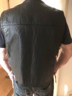 Stoer leren motorhesje met vetersluiting, Motoren, Ophalen, Tweedehands, Heren, Overige typen