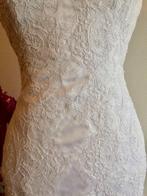 Prachtige strapless mermaid bruidsjurk met bolero mt  36, Overige typen, Wit, Ophalen of Verzenden, Zo goed als nieuw