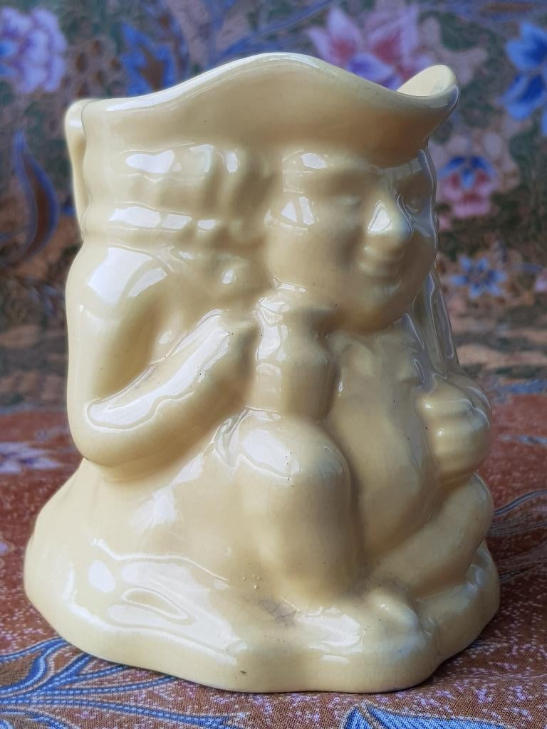 Mooie zeldzame oude Toby jug uit Engeland 11,2 cm., Ophalen of Verzenden