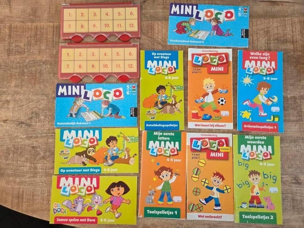 2x Loco Mini doos met 10 Loco boekjes, Ophalen of Verzenden, Zo goed als nieuw, Taal en Lezen