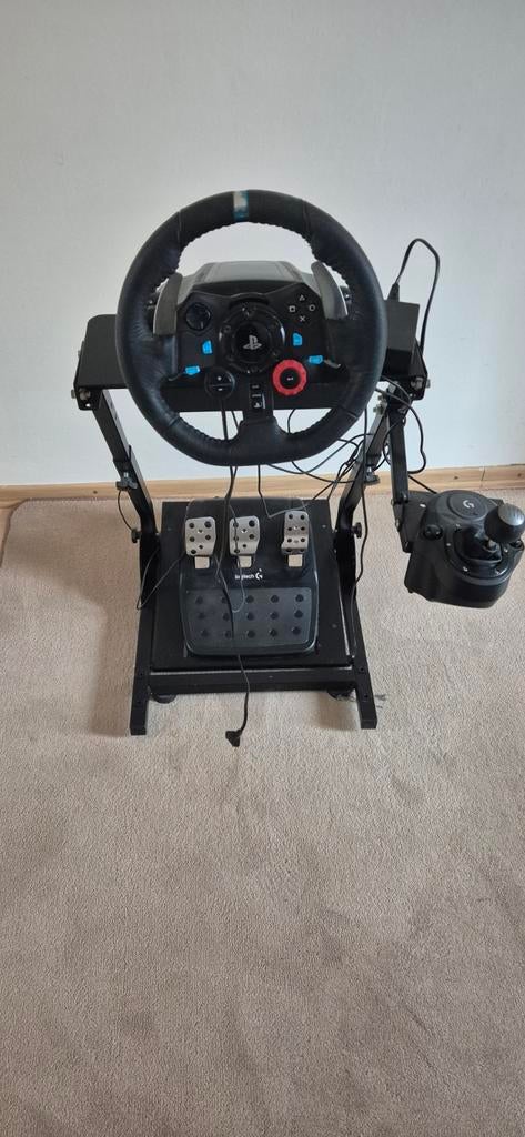 Logitech G29 racestuur met pedalen en schakelpook, Ophalen, Gebruikt, 1 speler, Racen en Vliegen