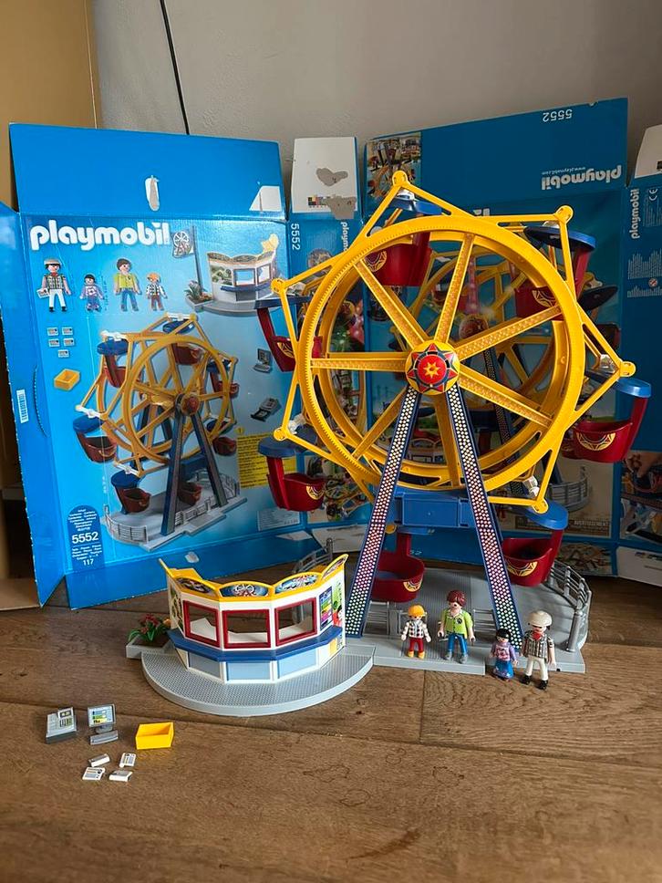 Playmobil reuzenrad 5552, Kinderen en Baby's, Speelgoed | Playmobil, Zo goed als nieuw, Complete set, Ophalen