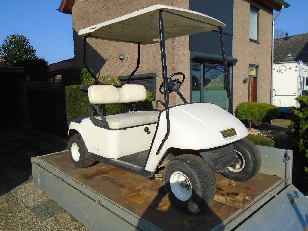 Golfkar, golf kar, golfwagen, golf wagen, golfcar. Ezgo, Sport en Fitness, Golf, Ophalen, Gebruikt, Golfkar, Overige merken