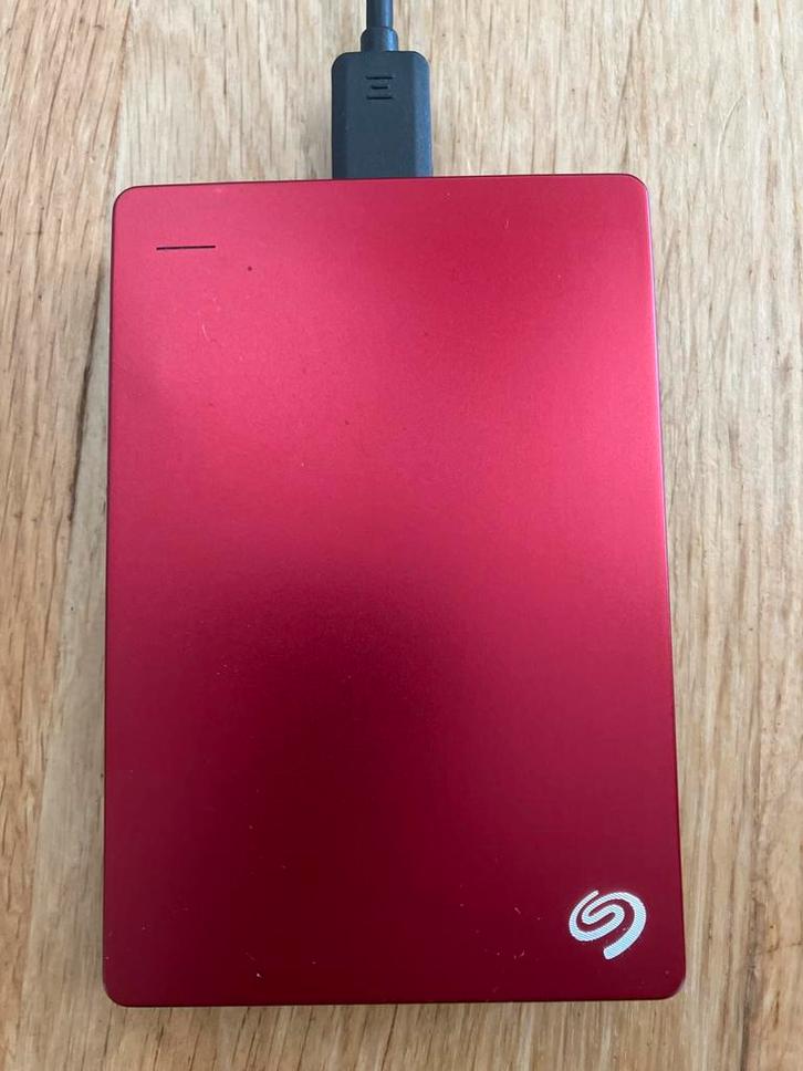 Seagate Backup Plus 4TB Externe Harde Schijf SRD00F1 Rood, Computers en Software, Harde schijven, Gebruikt, Desktop, Extern, HDD
